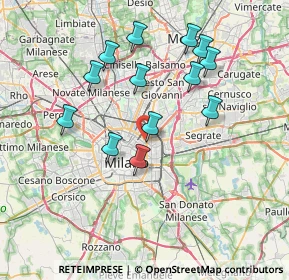 Mappa Via Sabaudia, 20124 Milano MI, Italia (7.01923)