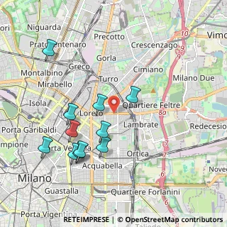 Mappa Via Privata Galla Placidia, 20131 Milano MI, Italia (1.98636)