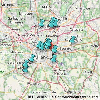 Mappa Via Privata Galla Placidia, 20131 Milano MI, Italia (5.62813)