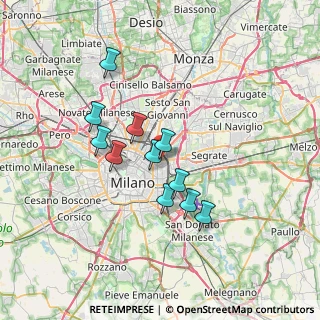 Mappa Via Privata Galla Placidia, 20131 Milano MI, Italia (5.67636)