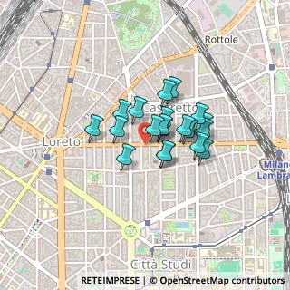 Mappa Via Alfredo Catalani, 20131 Milano MI, Italia (0.263)