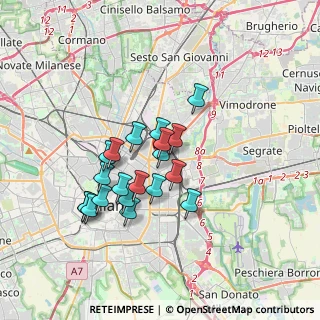 Mappa Via Alfredo Catalani, 20131 Milano MI, Italia (2.9035)