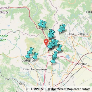 Mappa SP69, 10010 Lessolo TO, Italia (9.726)