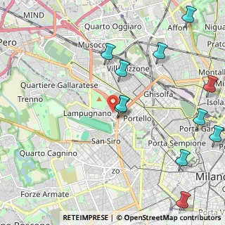 Mappa Via Brentonico, 20148 Milano MI, Italia (2.57455)