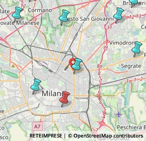 Mappa Piazzale Loreto, 20127 Milano MI, Italia (7.02077)