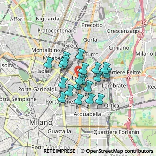 Mappa Piazzale Loreto, 20127 Milano MI, Italia (1.1755)