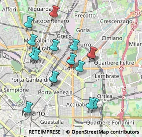 Mappa Piazzale Loreto, 20127 Milano MI, Italia (1.83625)
