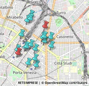 Mappa Piazzale Loreto, 20127 Milano MI, Italia (0.8415)