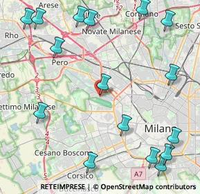 Mappa Via Carlo Osma, 20151 Milano MI, Italia (5.80563)
