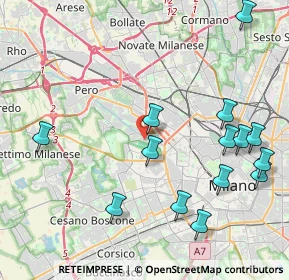 Mappa Via Carlo Osma, 20151 Milano MI, Italia (4.85857)