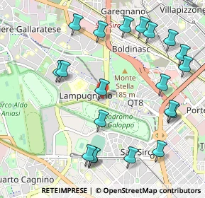 Mappa Via Carlo Osma, 20151 Milano MI, Italia (1.2025)