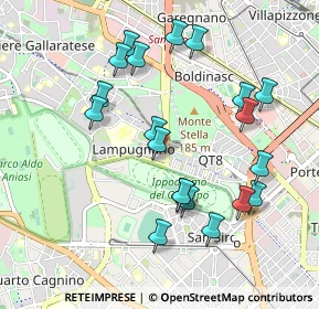 Mappa Via Carlo Osma, 20151 Milano MI, Italia (0.9845)
