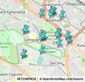 Mappa Via Carlo Osma, 20151 Milano MI, Italia (0.854)