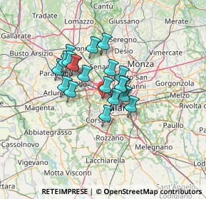 Mappa Via Carlo Osma, 20151 Milano MI, Italia (9.4005)