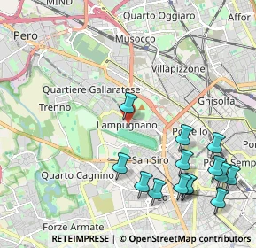 Mappa Via Carlo Osma, 20151 Milano MI, Italia (2.57786)