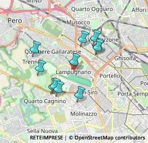 Mappa Via Carlo Osma, 20151 Milano MI, Italia (1.52818)