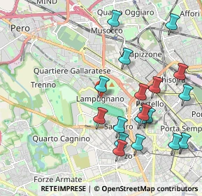 Mappa Via Carlo Osma, 20151 Milano MI, Italia (2.235)