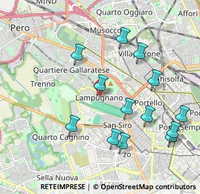 Mappa Via Carlo Osma, 20151 Milano MI, Italia (2.09154)