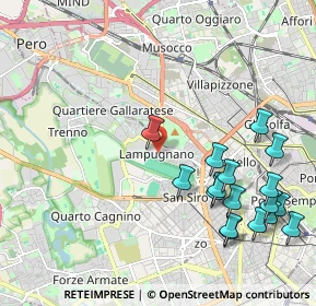 Mappa Via Carlo Osma, 20151 Milano MI, Italia (2.44471)
