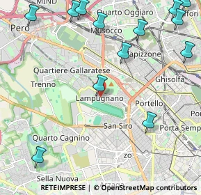 Mappa Via Carlo Osma, 20151 Milano MI, Italia (2.96231)