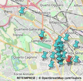Mappa Via Carlo Osma, 20151 Milano MI, Italia (2.3865)