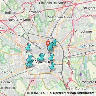 Mappa Milano Centrale, 20125 Milano MI, Italia (3.15182)