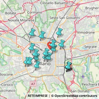 Mappa Milano Centrale, 20125 Milano MI, Italia (3.23842)