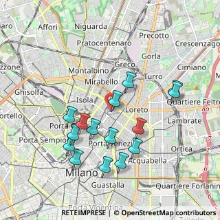 Mappa Milano Centrale, 20124 Milano MI, Italia (1.89333)