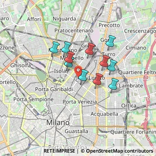 Mappa Milano Centrale, 20125 Milano MI, Italia (1.35455)