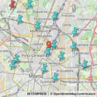 Mappa Milano Centrale, 20125 Milano MI, Italia (2.64667)