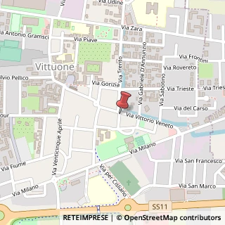 Mappa Via Vittorio Veneto, 32, 20010 Vittuone, Milano (Lombardia)