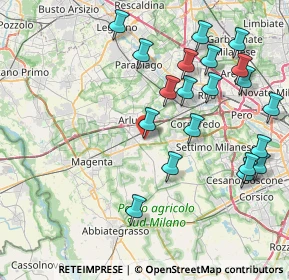 Mappa Via Olof Palme, 20009 Vittuone MI, Italia (8.9955)