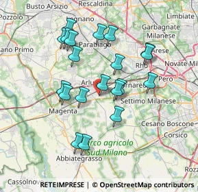 Mappa Via Olof Palme, 20009 Vittuone MI, Italia (6.6905)