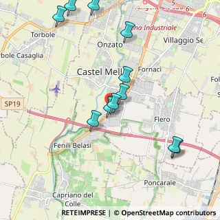 Mappa Via Padana 18 Castelmella, 25030 Brescia BS, Italia (2.12364)