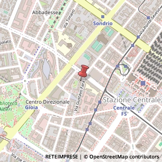 Mappa Via Gustavo Fara, 39, 20124 Milano, Milano (Lombardia)