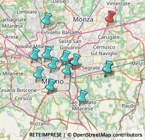 Mappa Via Folli Egidio, 20134 Milano MI, Italia (6.61643)