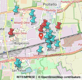 Mappa Via Maderna, 20096 Pioltello MI, Italia (0.885)