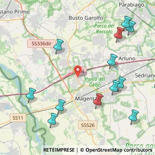 Mappa Via Giuseppe Clerici, 20010 Marcallo con Casone MI, Italia (5.46917)