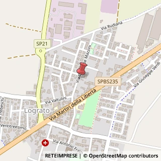Mappa Via Giuseppe Mazzini, 16, 25030 Lograto, Brescia (Lombardia)