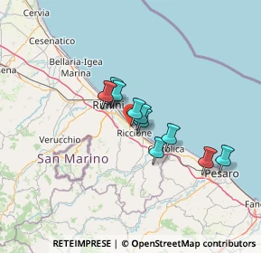 Mappa Viale Camogli, 47838 Riccione RN, Italia (9.25818)