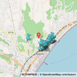 Mappa Via Cardellino, 17021 Alassio SV, Italia (0.3495)
