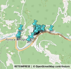 Mappa Piazza Tolomei, 55022 Bagni di Lucca LU, Italia (0.354)