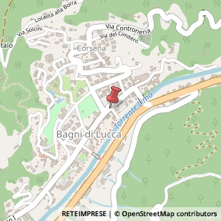 Mappa Viale Umberto I', 21, 55022 Bagni di Lucca, Lucca (Toscana)