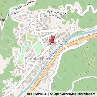 Mappa Viale Umberto I', 43, 55022 Bagni di Lucca, Lucca (Toscana)