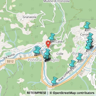 Mappa Via Bagni Caldi, 55022 Bagni di Lucca LU, Italia (0.6175)