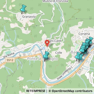 Mappa Via Bagni Caldi, 55022 Bagni di Lucca LU, Italia (0.817)