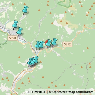 Mappa Via Bagni Caldi, 55022 Bagni di Lucca LU, Italia (3.99182)