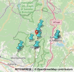 Mappa Strada Comunale di Gricigliana, 59025 Cantagallo PO, Italia (5.98818)