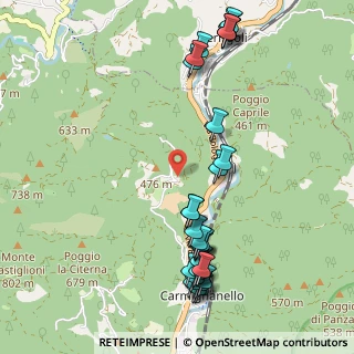Mappa Strada Comunale di Gricigliana, 59025 Cantagallo PO, Italia (1.27586)