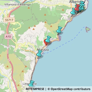 Mappa P.zza S. Francesco, 17021 Alassio SV, Italia (3.51333)